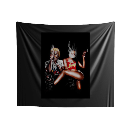 Playboi Carti Art Indoor Wall Tapestries