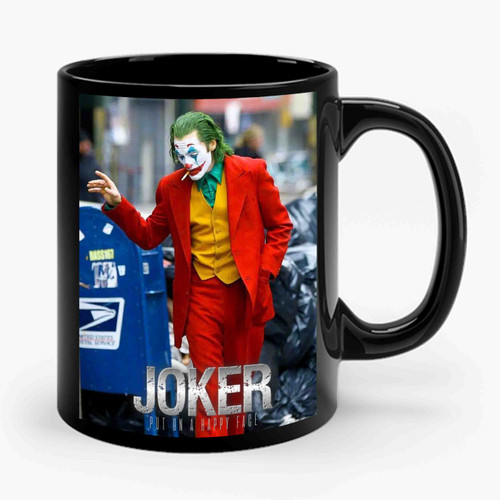 Joker Striding With Cigarette Ceramic Mug