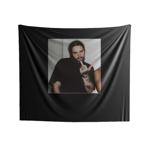 Post Malone Middle Finger Indoor Wall Tapestries
