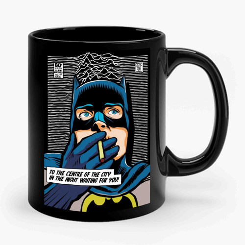 Joy Division Batman Smoking Ceramic Mug