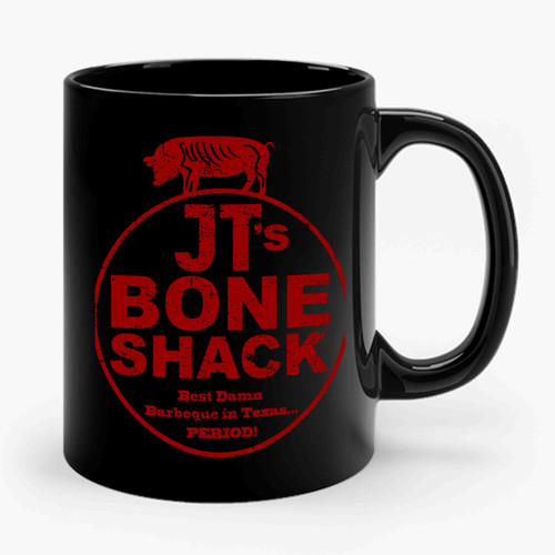 Jt's Bone Shack Texas Bbq Ceramic Mug