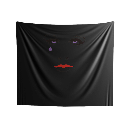 Prince When Doves Cry Crying Face Indoor Wall Tapestries