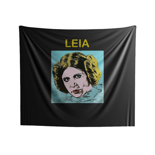 Princess Leia Warhol Indoor Wall Tapestries