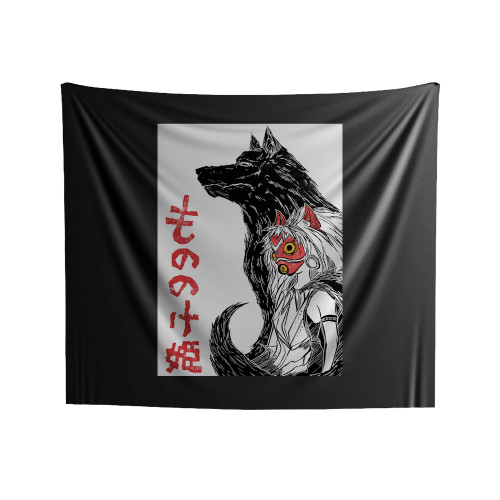 Princess Mononoke Vintage Movie Indoor Wall Tapestries