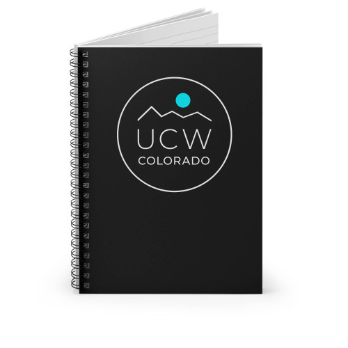 Black Outline Spiral Notebook