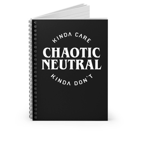Chaotic Neutral Alignment Spiral Notebook