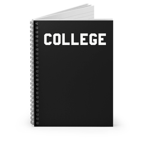 College Spiral Notebook
