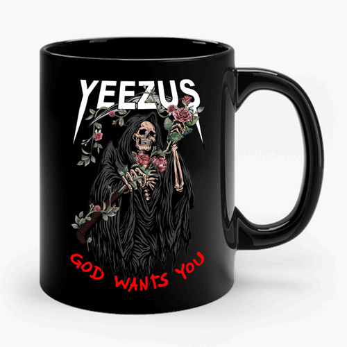 Kanye West Yeezus Tour God Wants You Ceramic Mug