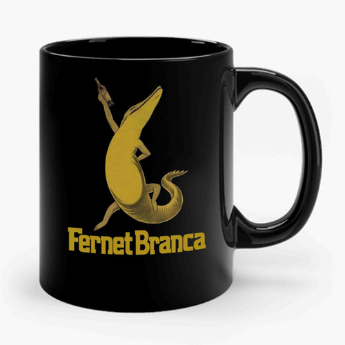 Fernet Branca Crocodile Alligator Drink Ceramic Mug