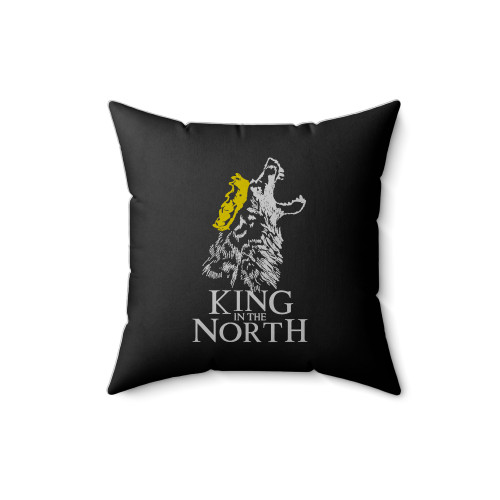 King In The North Got Of Thrones Square Pillow Cover