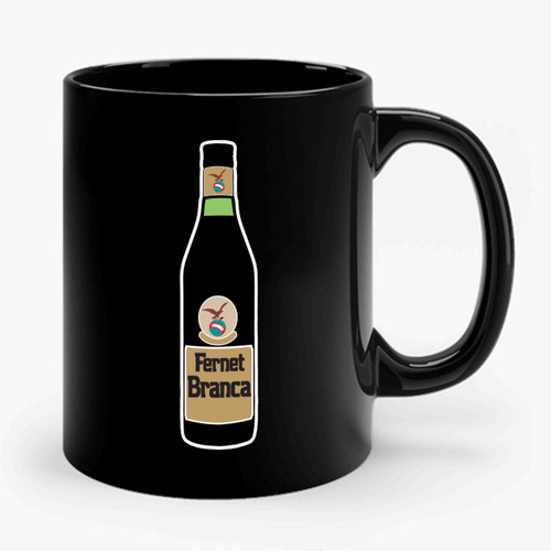 Fernet Branca Italian Ceramic Mug