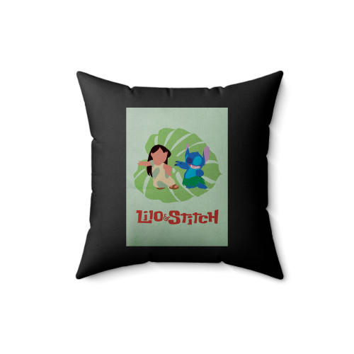Lilo Stitch Dance Square Pillow Cover