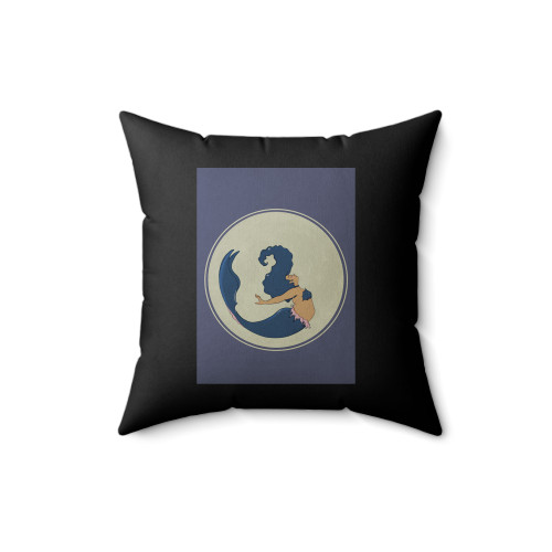 Luna Marique Mermaid Square Pillow Cover
