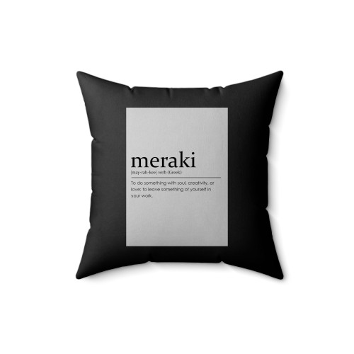 Meraki Definition Square Pillow Cover