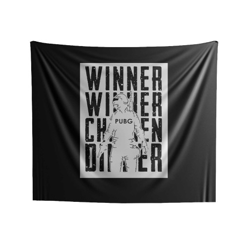Pubg Game Winner Winner Chicken Dinner Indoor Wall Tapestries