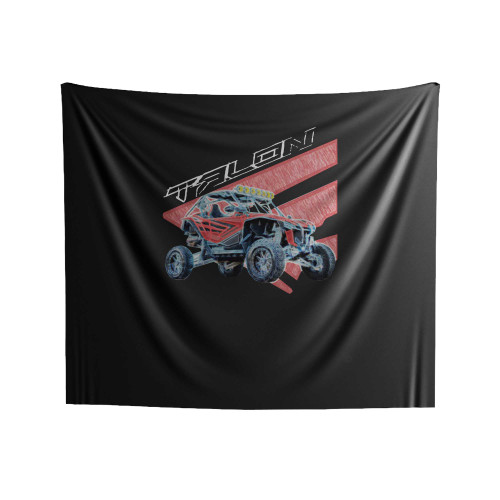 Red Honda Talon Indoor Wall Tapestries