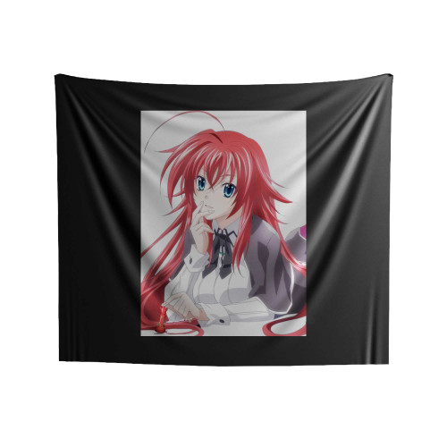 Rias Gremory Vinyl High School Indoor Wall Tapestries