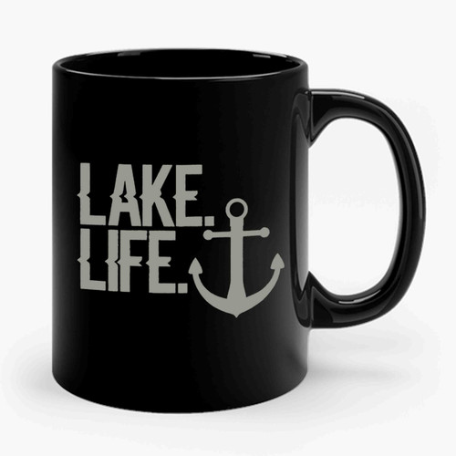 Lake Life Nautical Ceramic Mug