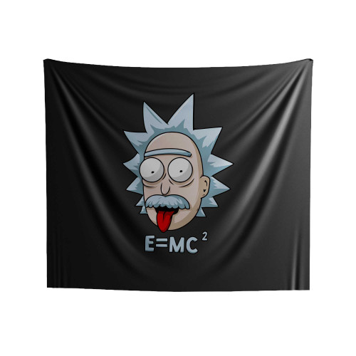 Rick And Morty Rick Einstein Indoor Wall Tapestries Rick And Morty Rick Einstein Indoor Wall Tapestries