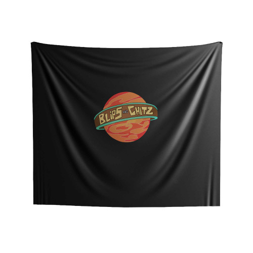 Rick Morty Blips And Chitz Indoor Wall Tapestries