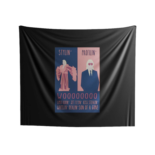 Rick Stylin Limo Ridin Jet Flyin Kiss Stealin Son Of A Gun Tvk 31Jan Indoor Wall Tapestries