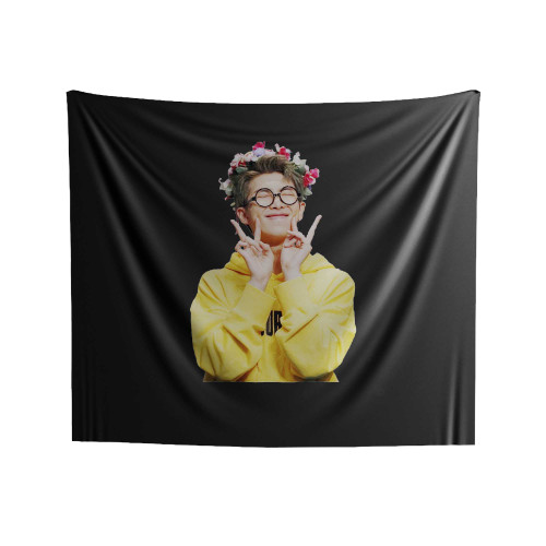Rm Bts Kpop Not Today Indoor Wall Tapestries