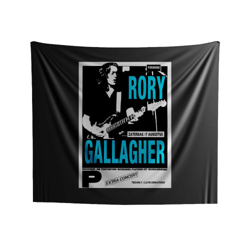 Rory Gallagher 70's Concert Indoor Wall Tapestries