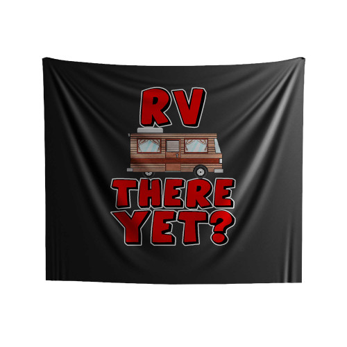Rv There Yet Camping Indoor Wall Tapestries