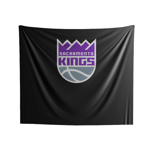 Sacramento Kings Team Basketball Logo Indoor Wall Tapestries