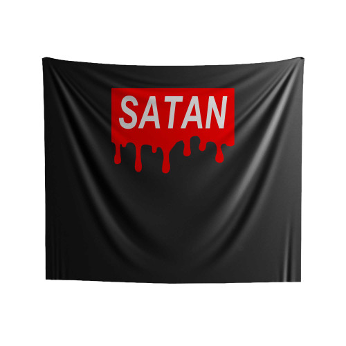 Satan Devil Grunge Goth Kawaii Hipster Indoor Wall Tapestries