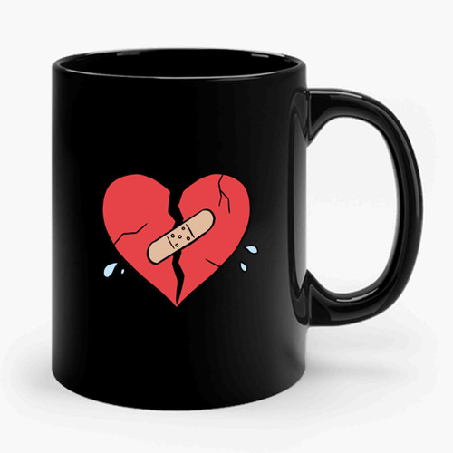 Lil Peep Rapper Heart Art Ceramic Mug