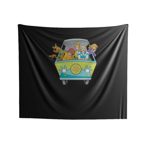 Scooby Doo Van Mistery Machine Indoor Wall Tapestries