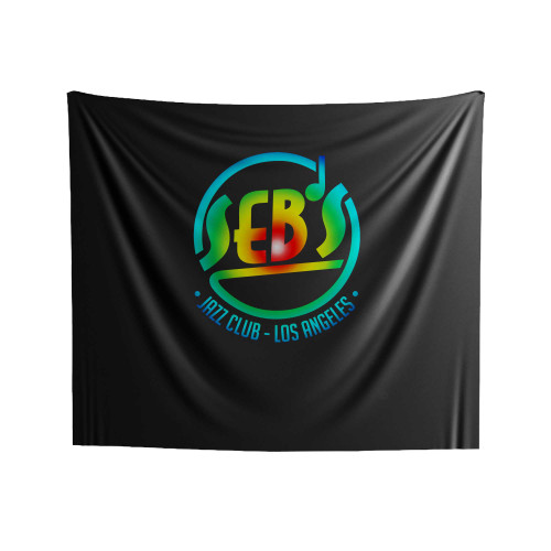 Sebs Jazz Club La La Land Movie Logo 1 Indoor Wall Tapestries