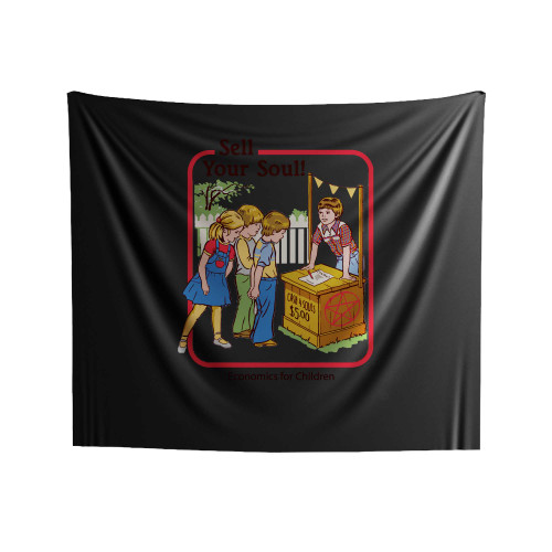 Sell Your Soul Economics For Children Indoor Wall Tapestries