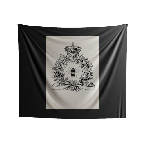 Shabby Chic Bee And Pretty Floral Indoor Wall Tapestries