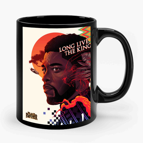 Long Live The King Black Panther Ceramic Mug