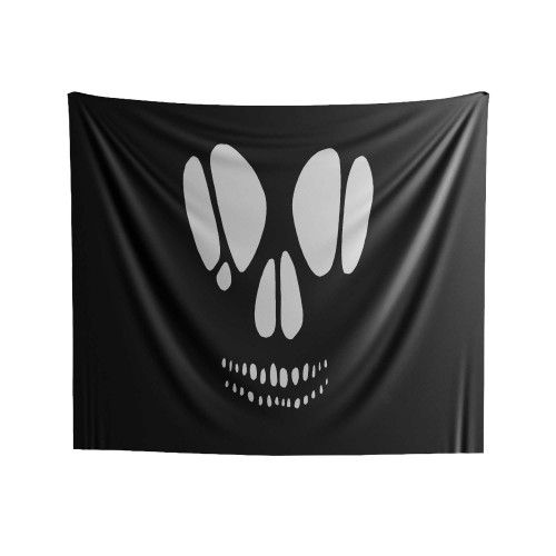 Skull Cut Out Printed Indoor Wall Tapestries