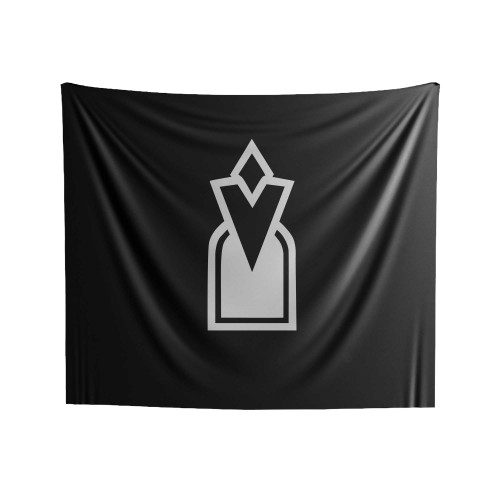 Skyrim Inspired Quest Marker Dragons Gaming Swords Elder Scrolls Online Gaming Gamer Indoor Wall Tapestries