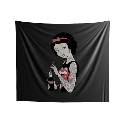 Snow White Punk Rock Disney Indoor Wall Tapestries