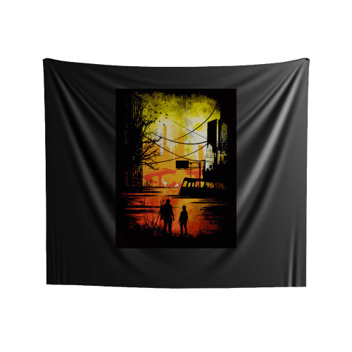 Sole Survivors The Last Of Us Inspired Gaming Indoor Wall Tapestries