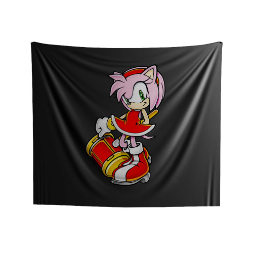 Sonic Adventure 2 Battle Amy Rose Indoor Wall Tapestries