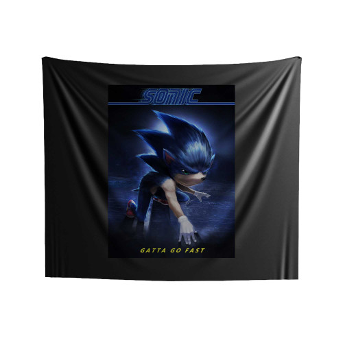 Sonic Movie Live Action Indoor Wall Tapestries