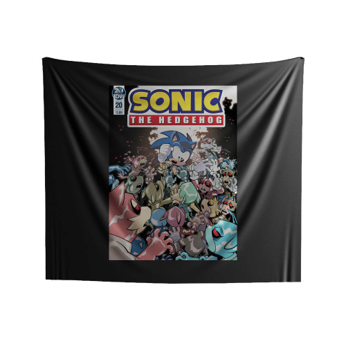 Sonic The Hedgehog Comic Indoor Wall Tapestries