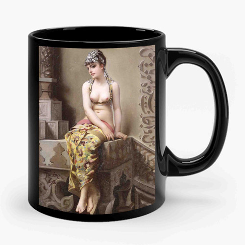 Luis Falero Egyptian Dancing Girl Ceramic Mug