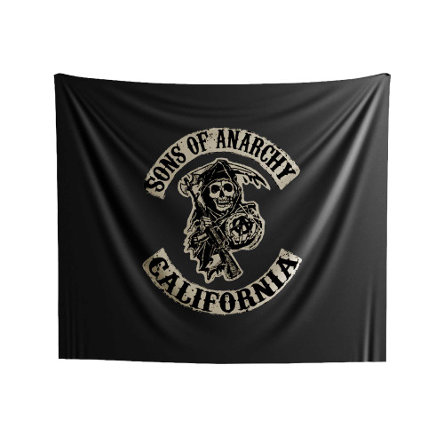 Sons Of Anarchy Logo Indoor Wall Tapestries