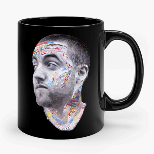 Mac Miller Faces Ceramic Mug