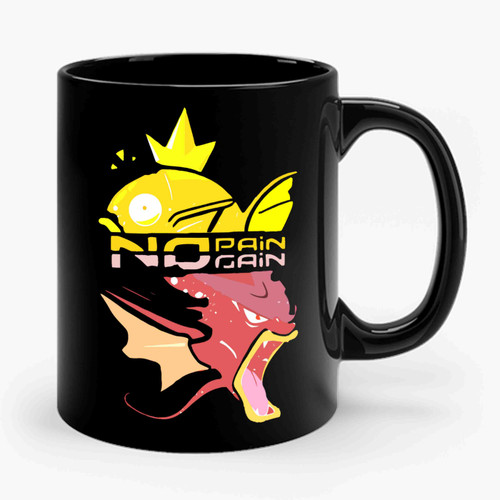 Magikarp No Pain No Gain Ceramic Mug