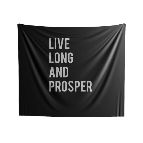 Star Trek Live Long And Prosper Indoor Wall Tapestries