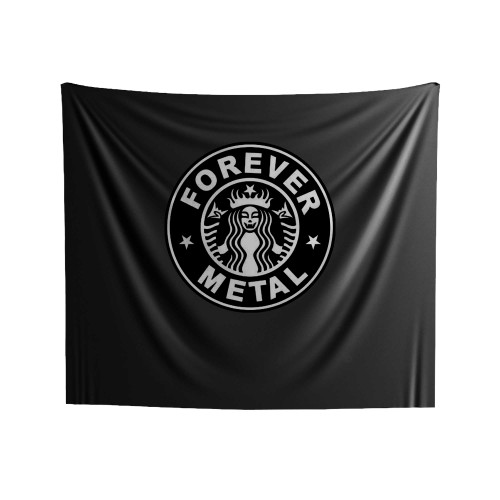 Starbuck Parody Forever Metal Indoor Wall Tapestries