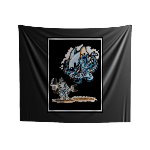 Stitch Monster Alien Indoor Wall Tapestries